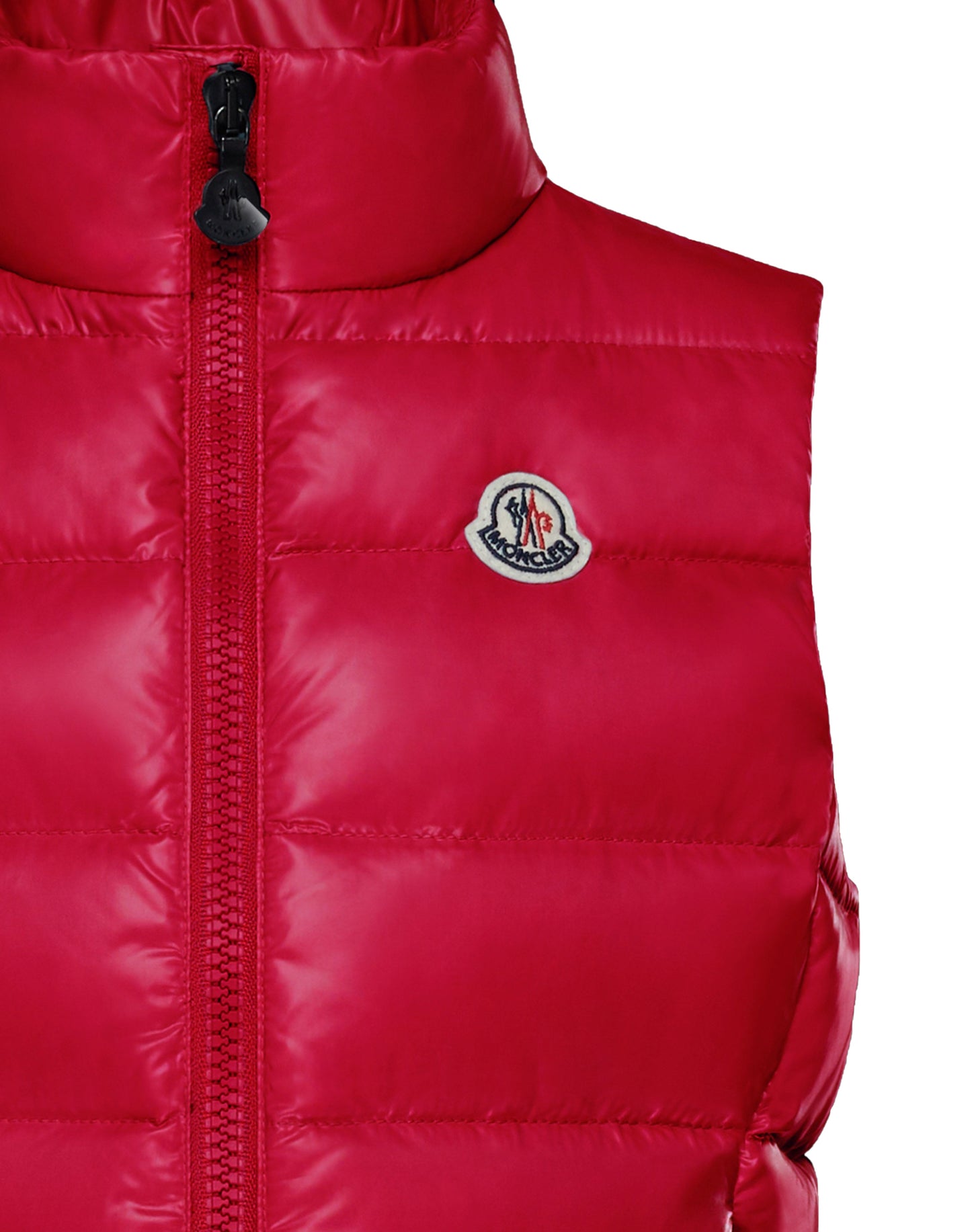 [5y] MONCLER GHANY Kids Waterproof Puffer Vest in Fuchsia BNWT