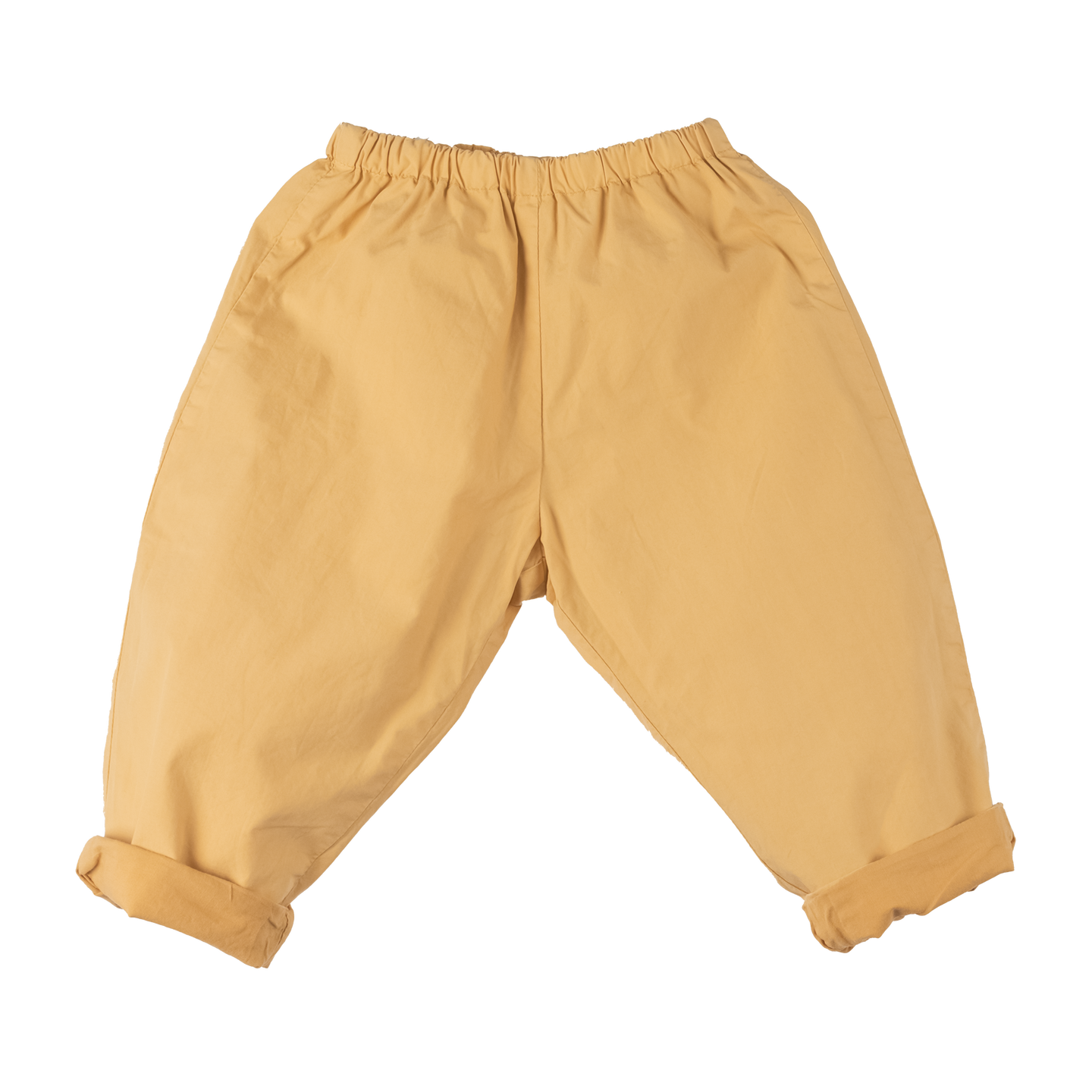 [12m] Bonpoint Baby Pull-on Cotton Pants | Mustard