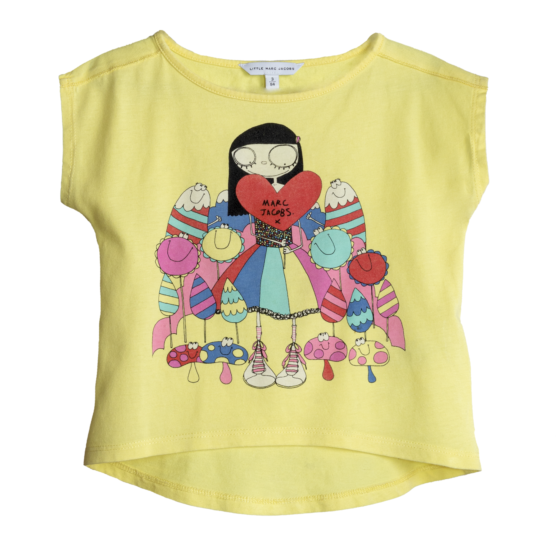 2 3y Little Marc Jacobs Baby Girl Yellow T Shirt