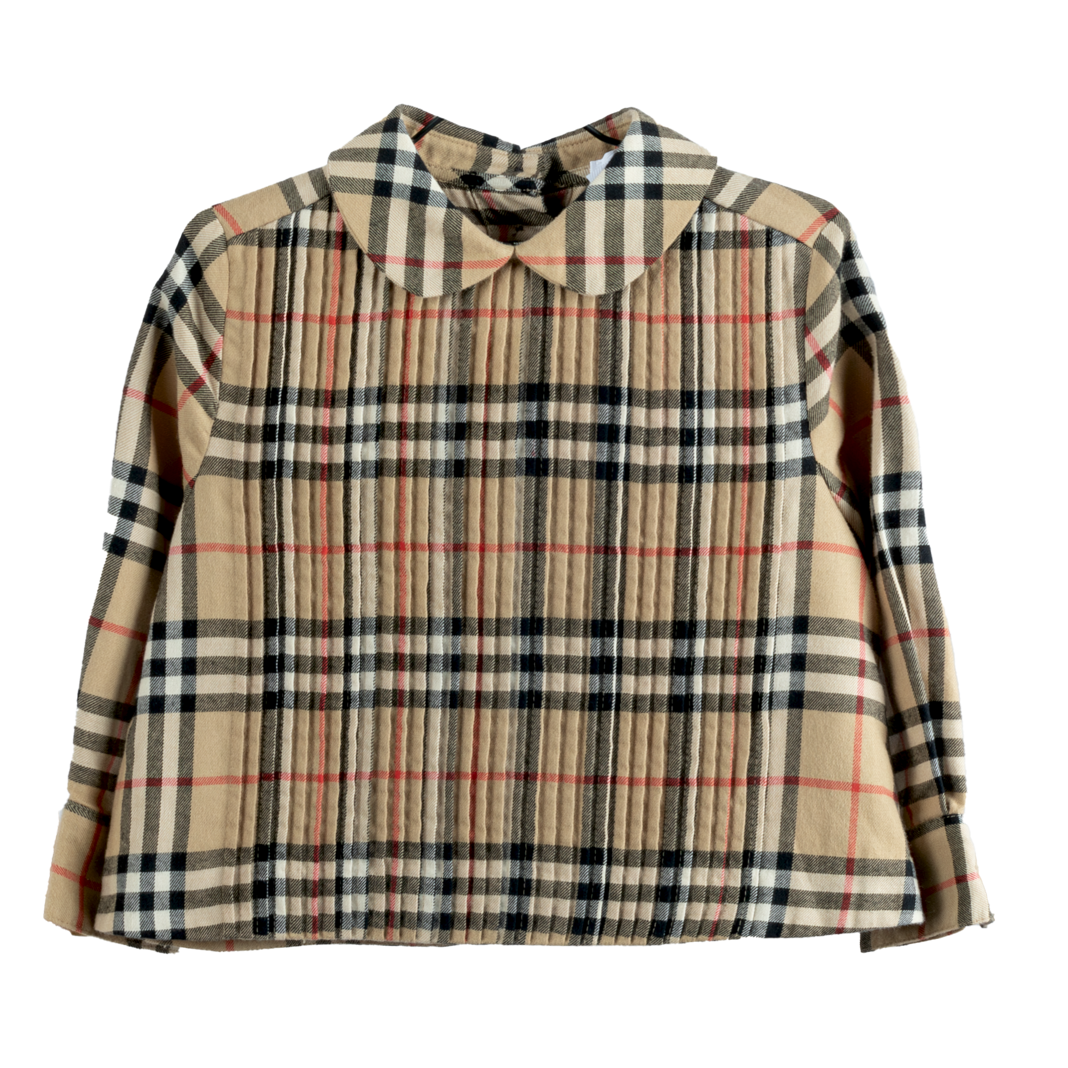 3y] Burberry Signature Check Print Collar Blouse – Goodbuyandhello