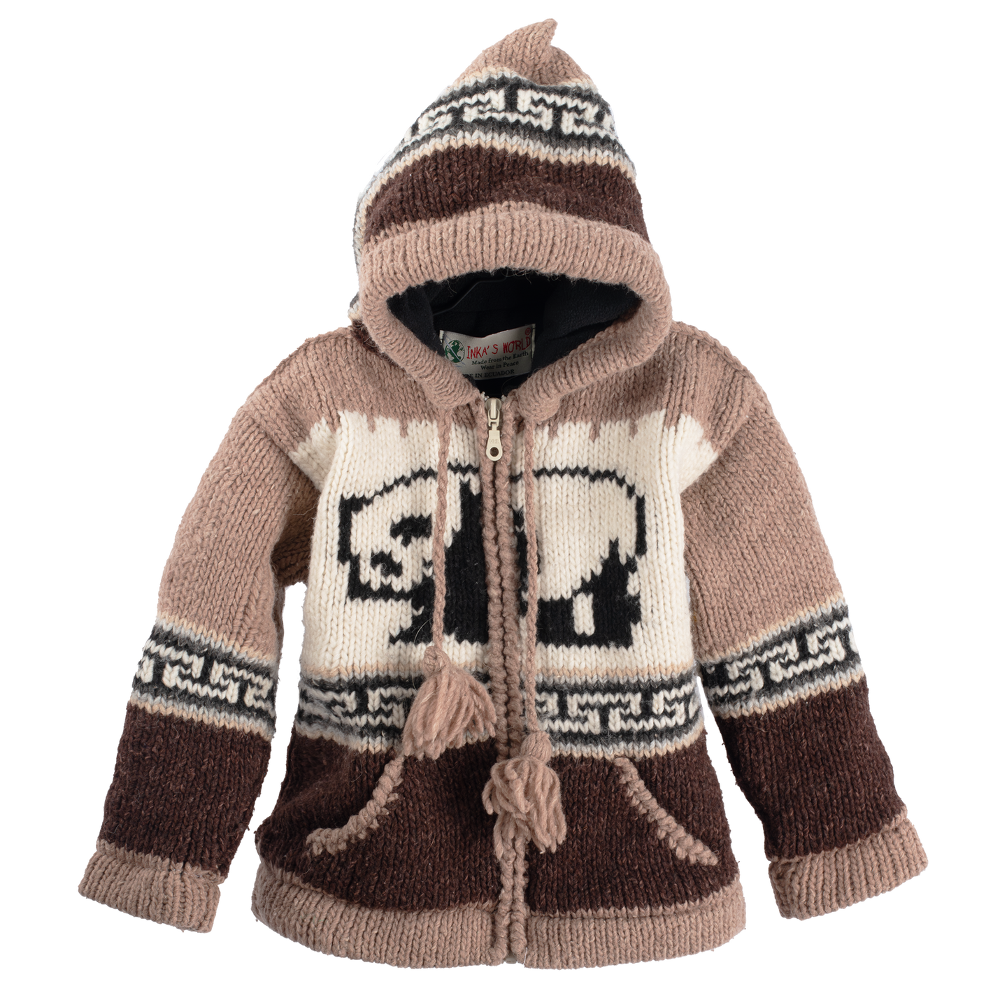 [18-24m] Inka's World Chunky Knit Hooded Jacket