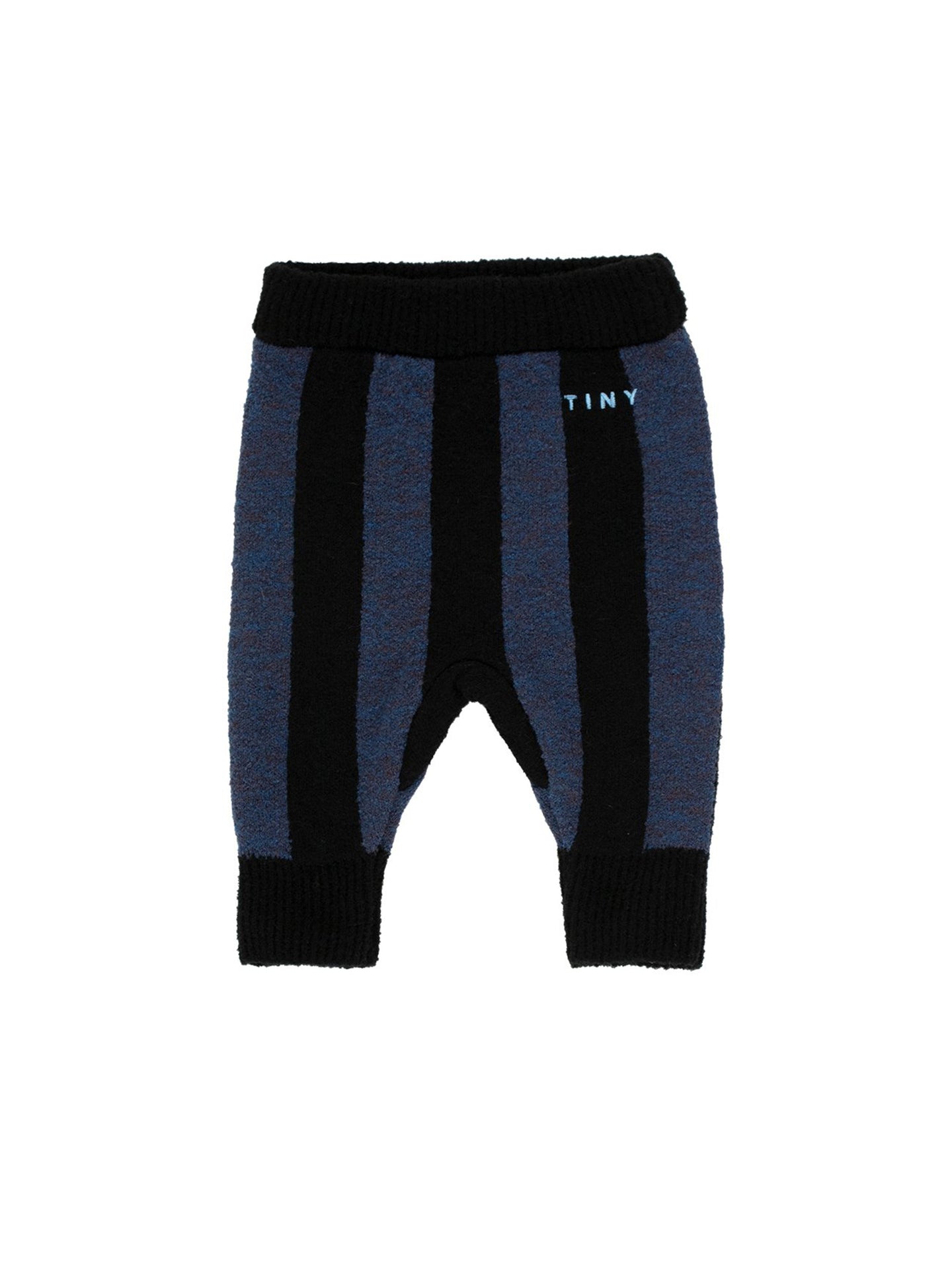 [6m OR 9m] TINYCOTTONS Stripes Pant in Black/True Navy