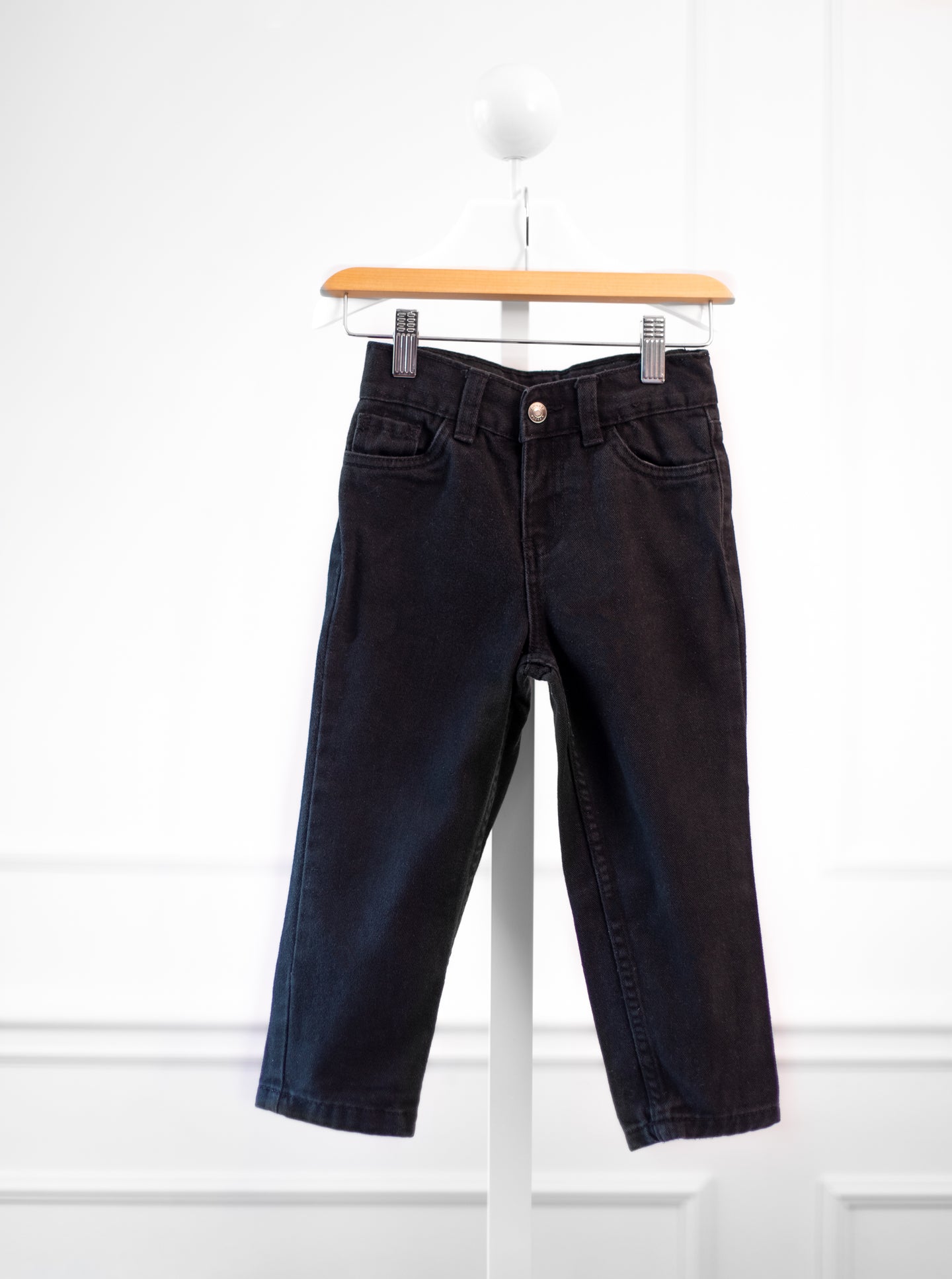 [3y] Black Denim Jeans- regular fit