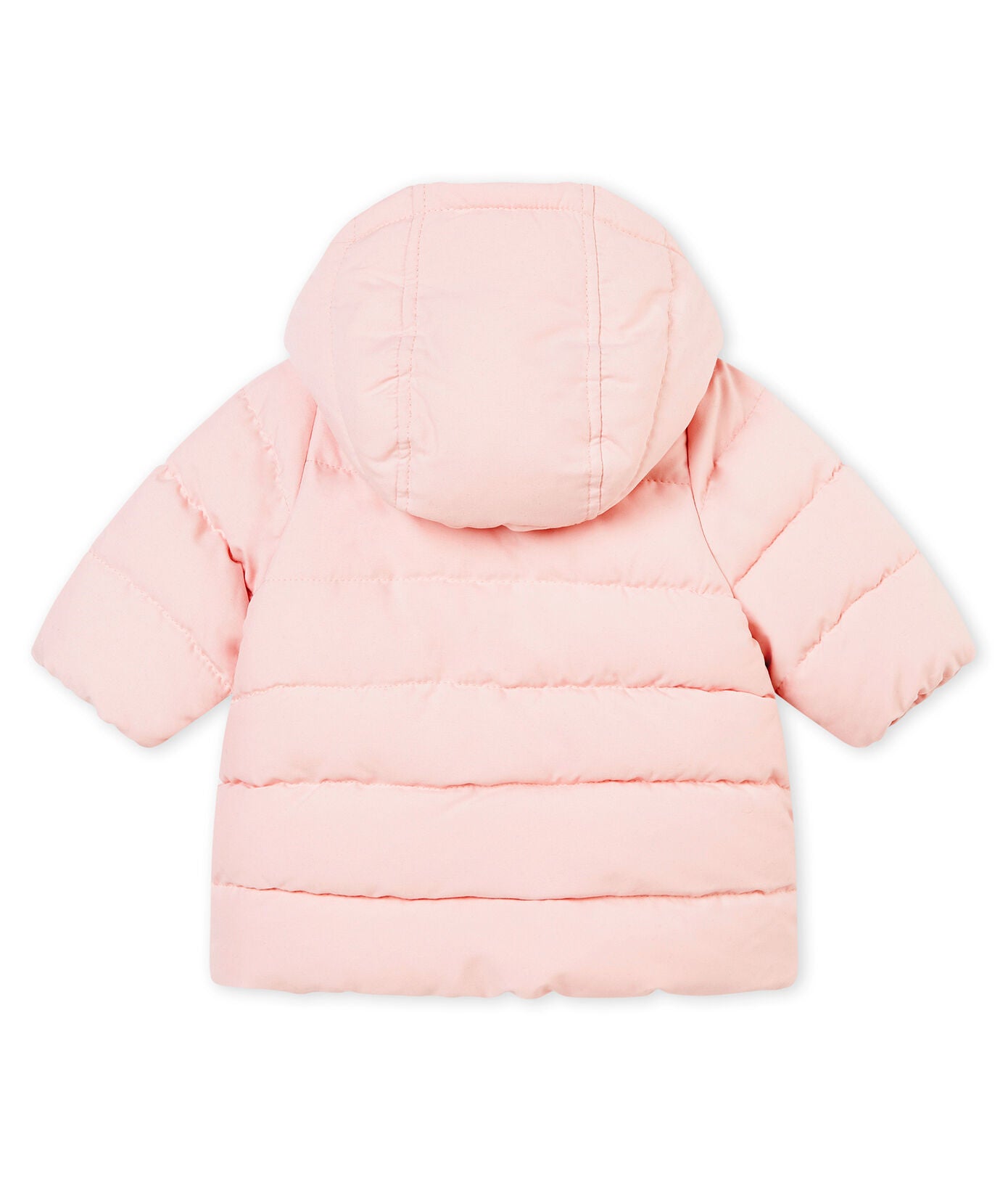 [36m] Petit Bateau Baby Girl's Padded Microfibre Jacket - Powder Pink