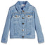 [4y] Chloé Girls Denim Jacket w/Fringe