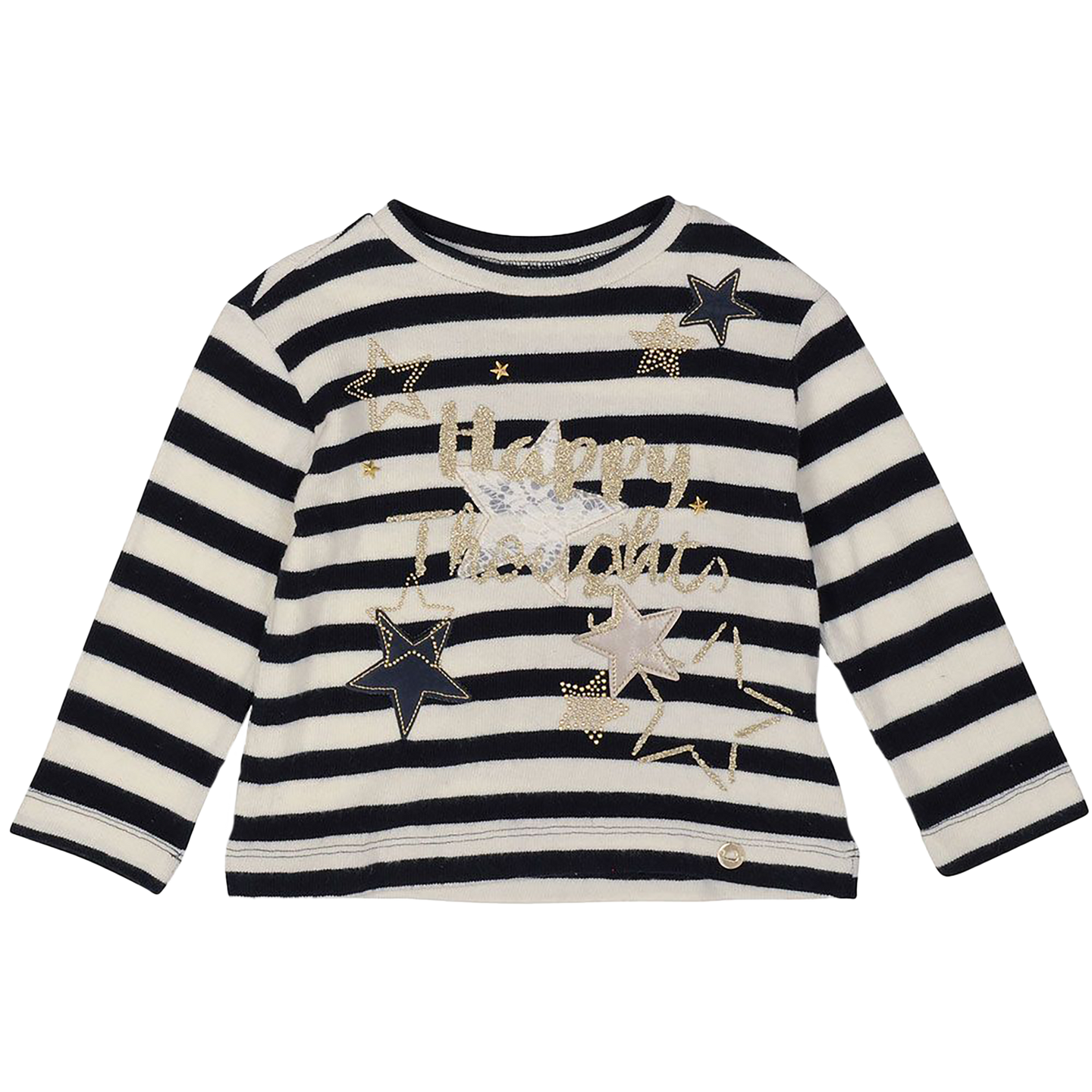 [3y] Mayoral "Happy Thoughts" Stripe Sweater