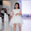 [8/9y] Tutu Du Monde White Feather Sleeveless Tulle Dress