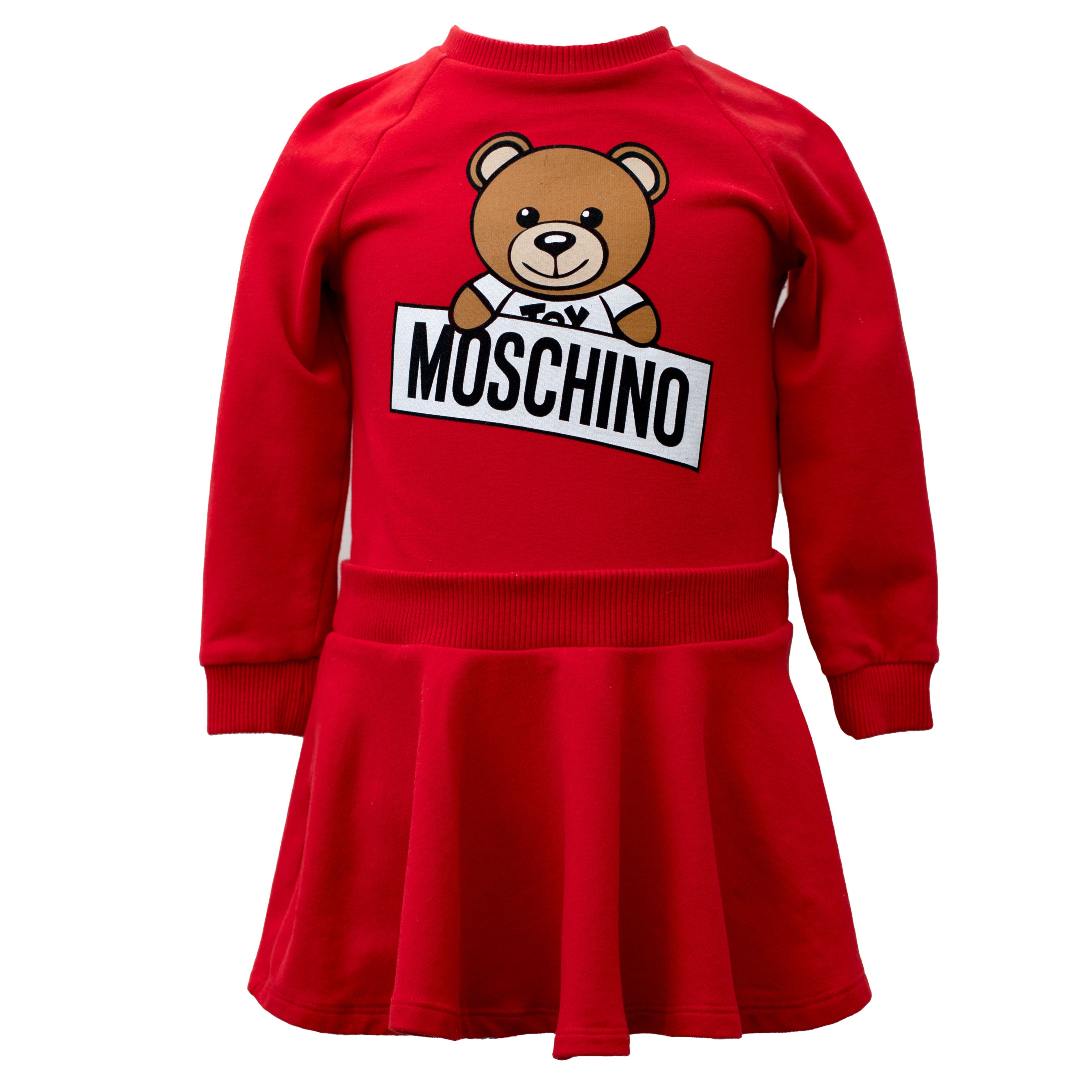 Moschino sweatshirt clearance dress