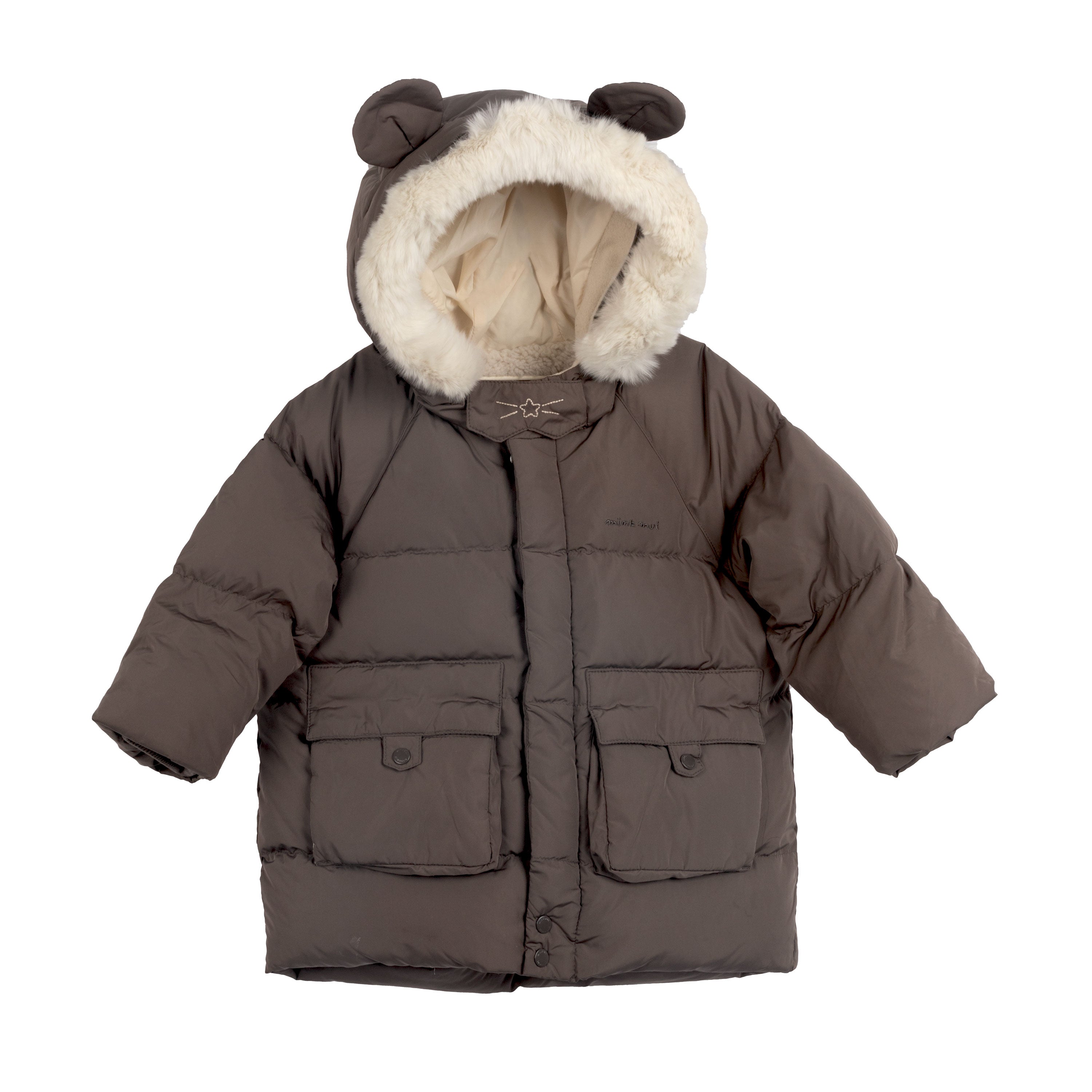 [2/3y] Moimoln Padded Coat w/ ears