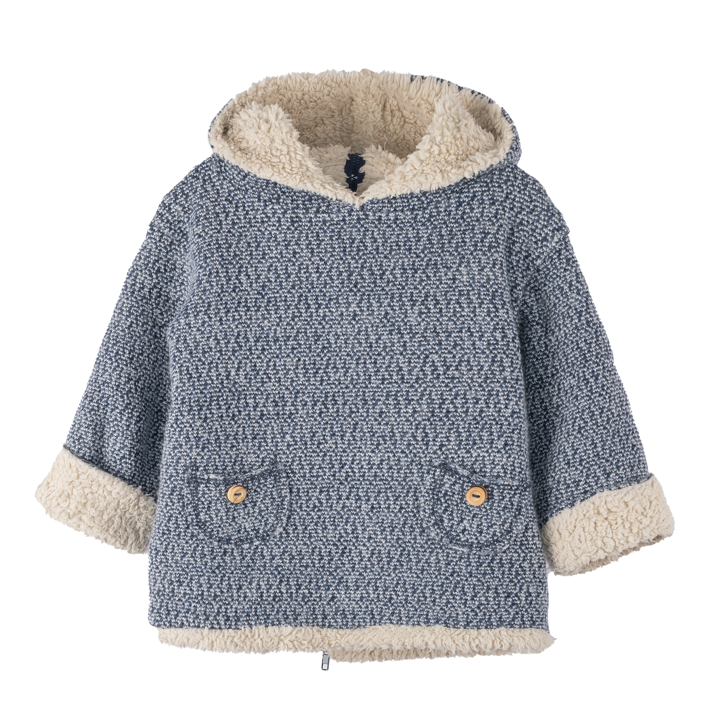[24m] Buho Barcelona Sherpa-lined Hooded Wool-blend Sweater