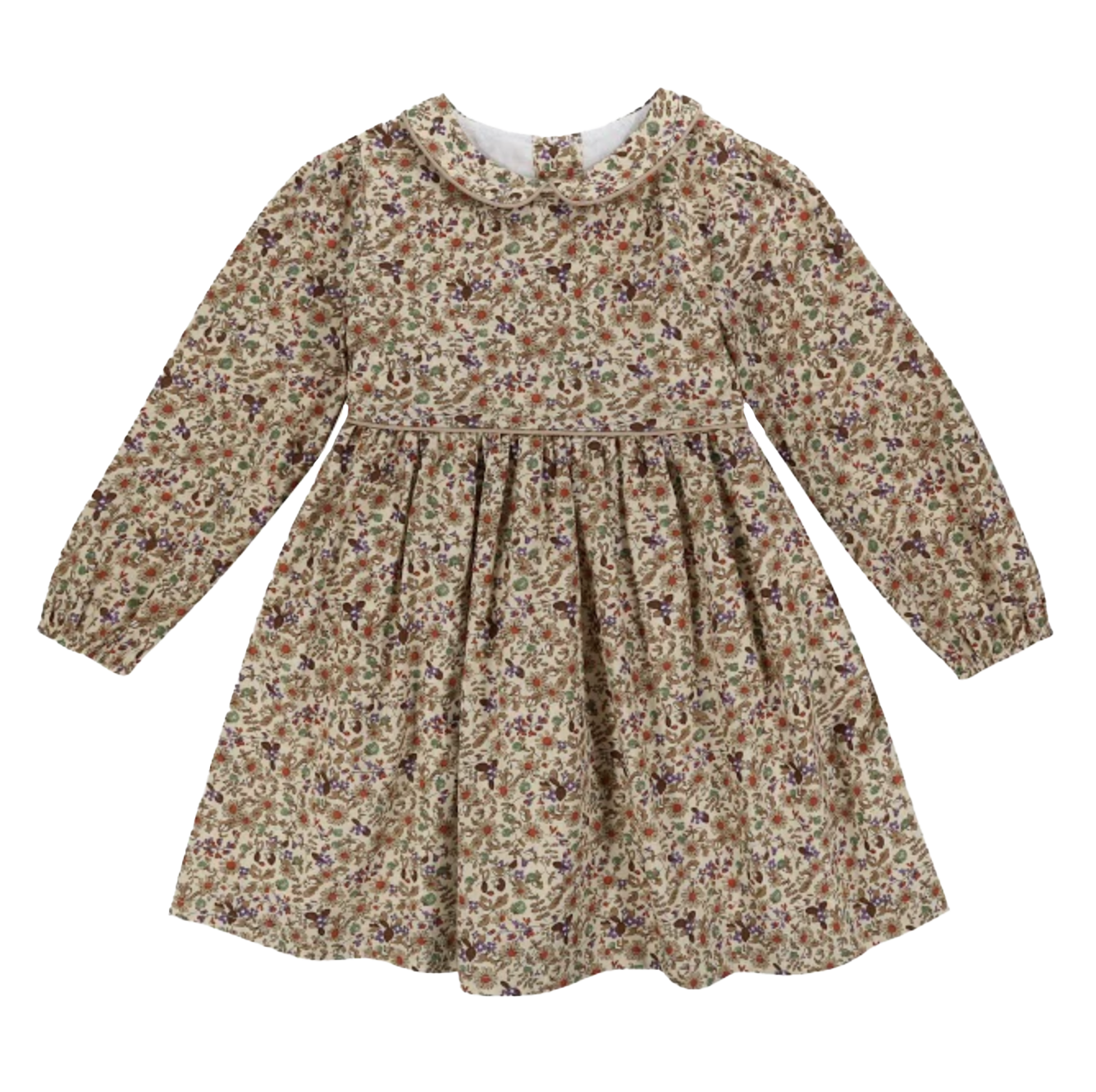 [3/4y] Little Cotton Clothes Dorothy Dress in Autumn Floral