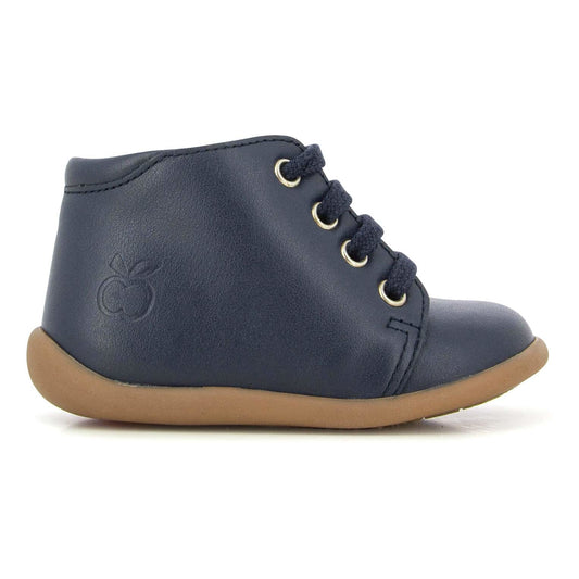[EU22] POM D'API  Stand Up Lace-Up Boots | Navy blue  BNWT - in box