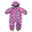 [18-24m] Hatley Kittie Pink Terry-lined Rain Suit