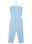 [5y] Il Gufo Linen Ruffle-Trimmed Jumpsuit