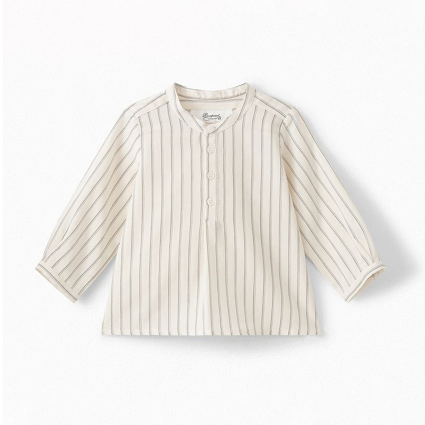 [12-18m] Bonpoint Baby Polisson Shirt Ecru