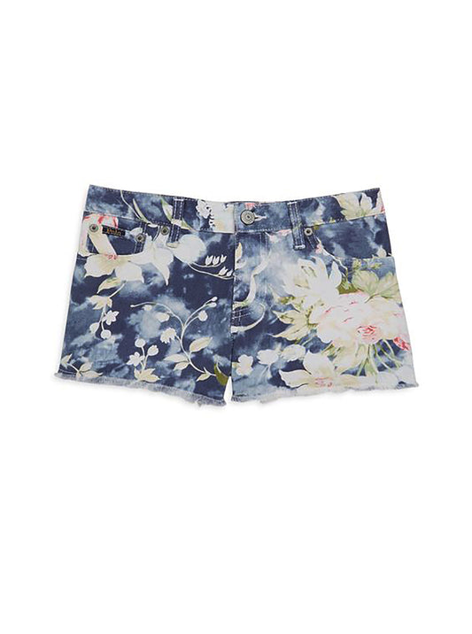 [2/3y] Polo Ralph Lauren Baby Girls' Floral-Print Denim Shorts