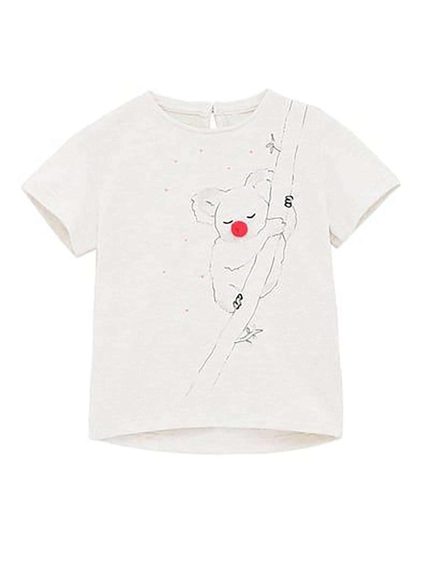 [6-9m] Zara Baby Koala t-shirt - Sand / marl