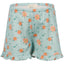 [3/4y] Louise Misha Floral Print Ruffled Shorts in Turqoise BNWT