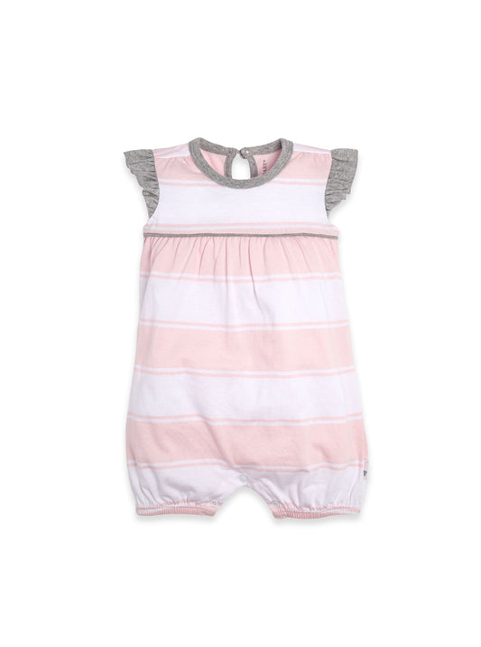 [3-6m] Burt's Bees Baby Girls  2-Pack Bubble Rompers