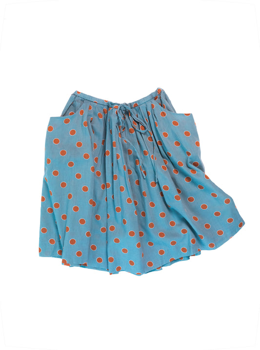 [8y] Bonpoint Girls Dots Skirt w/Pockets