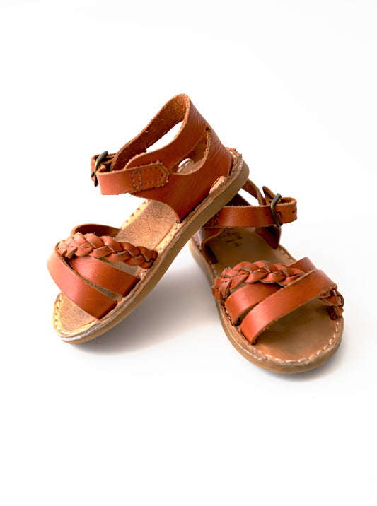 [EU20/US4] Zara Baby Leather Casual Sandals w/Buckle