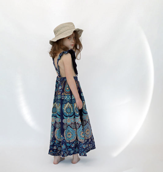 [5-7y] Little Moon Clothing Maxi Dress