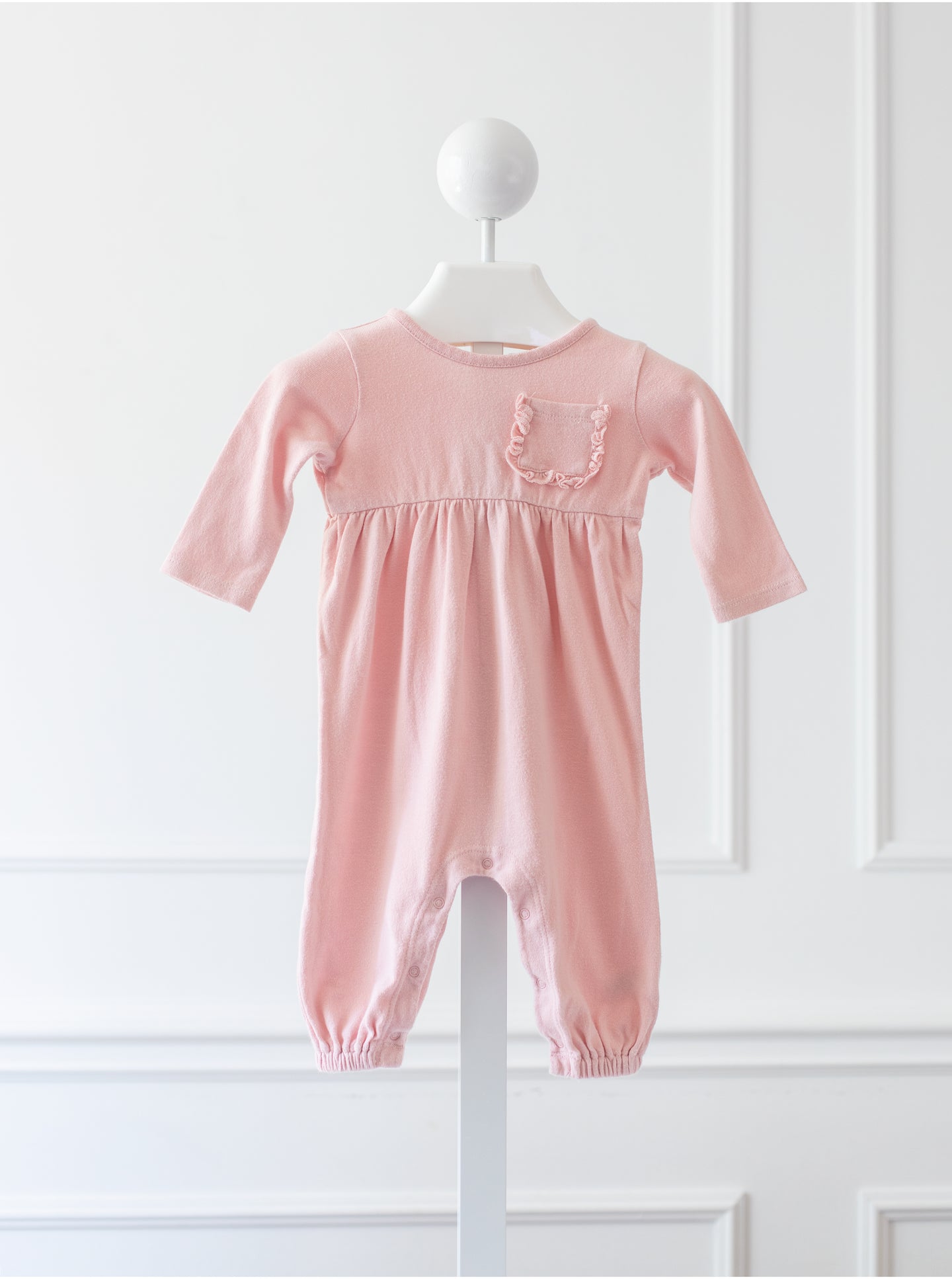 [3m] Nordstrom Baby Pink Knit Footless One Piece