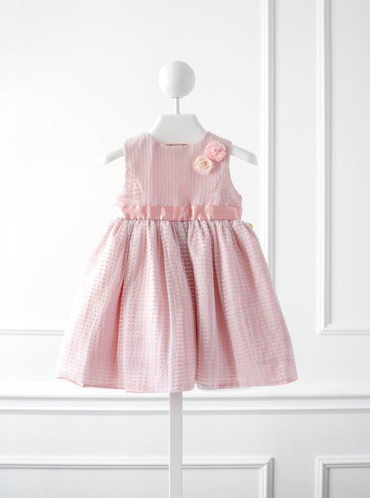 [18m] BNWT Penelope Mack Pink Dress w/Silver Shimmer