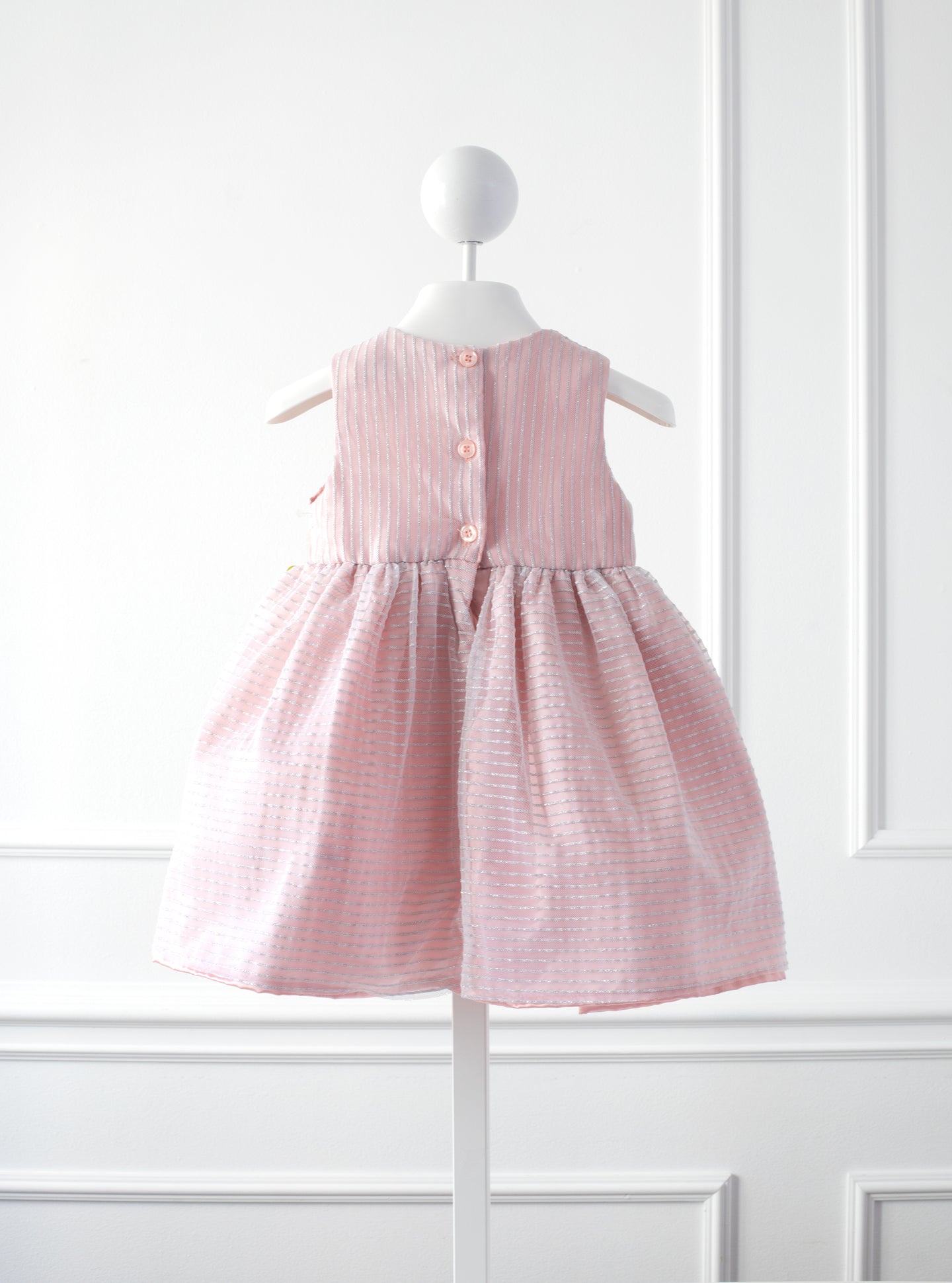 [18m] Penelope Mack Pink Dress w/Silver Shimmer BNWT