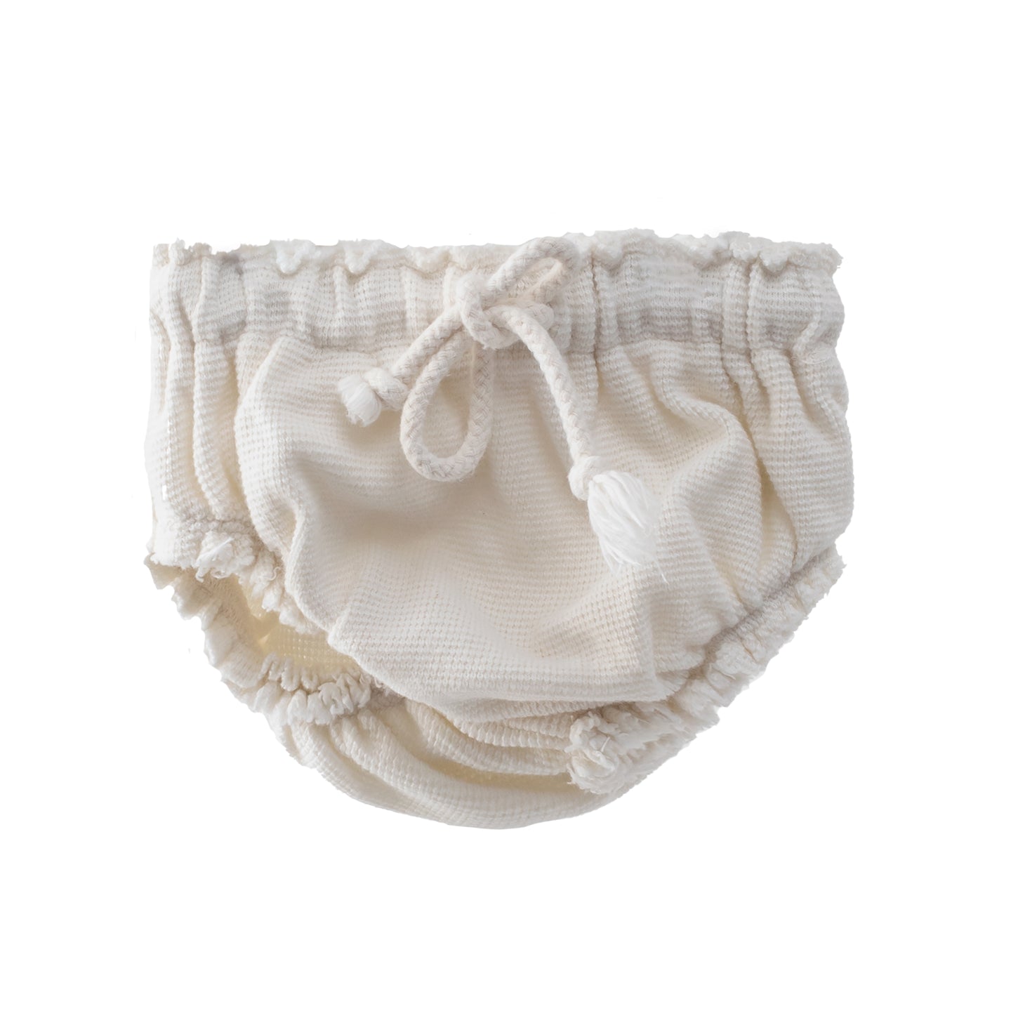 [3-6m] Little Creative Factory Cream Quilted Culotte - Organic Cotton