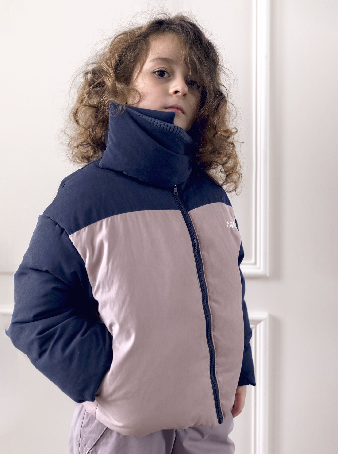 [4/5y] Cooiii 'Kids Run The World' Padded Jacket
