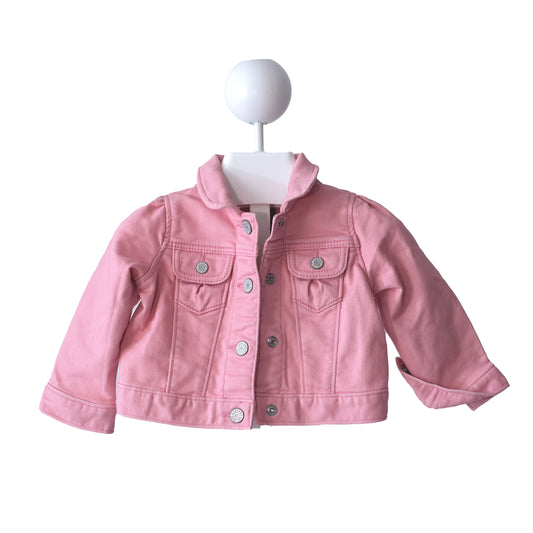 [0-6m] Gap Baby Pink Denim Jacket
