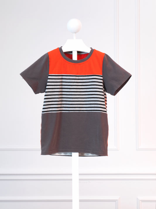[8y] Peekaboo Beans Stripes T-Shirt