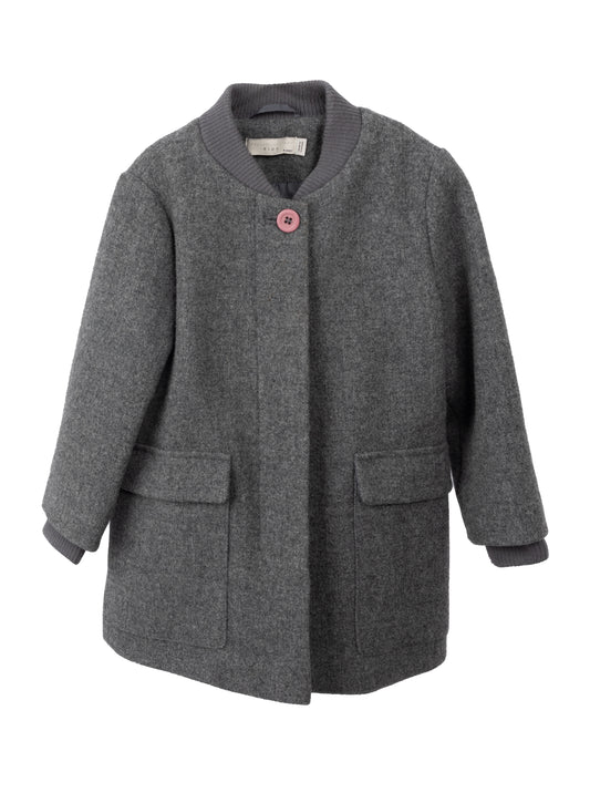 [4y] Stella McCartney Wool Coat in Grey