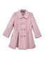 [4y] Wheat Lilac Padded Wool Coat