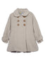 [3/4y] Devon's Drawer Girls Check Wool Coat