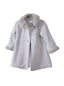 [9-12m] Mayoral Baby Girls Grey Pram Coat & Hat Set