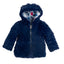 [2y] Catimini Reversible Parka w/Charming Print & Fancy Fur