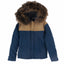 [4y] Peekaboo Beans Woodland Coat in Navy BNWT