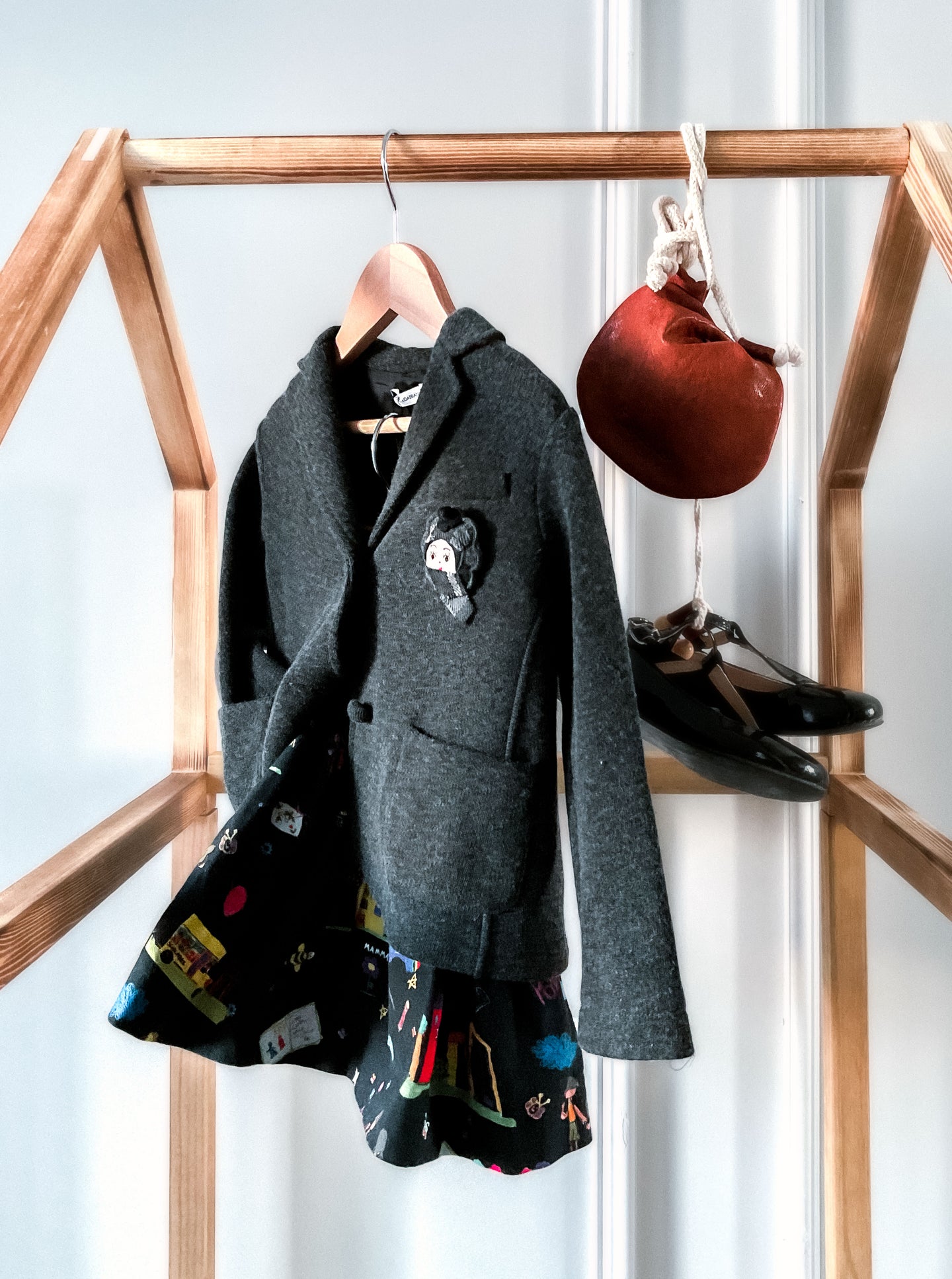 [2y] Dolce & Gabbana Fun School Print Skirt NWOT
