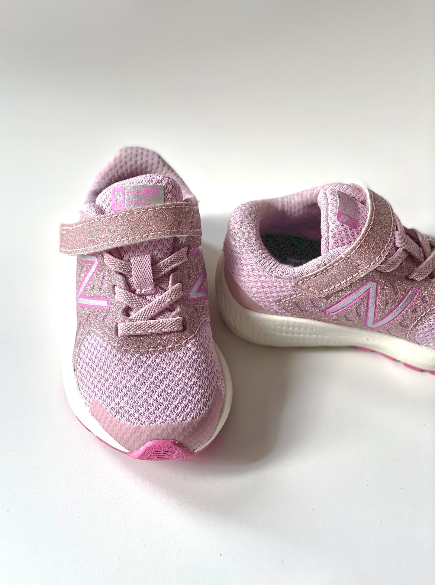 [US5] New Balance Pink Baby Girl Sneakers