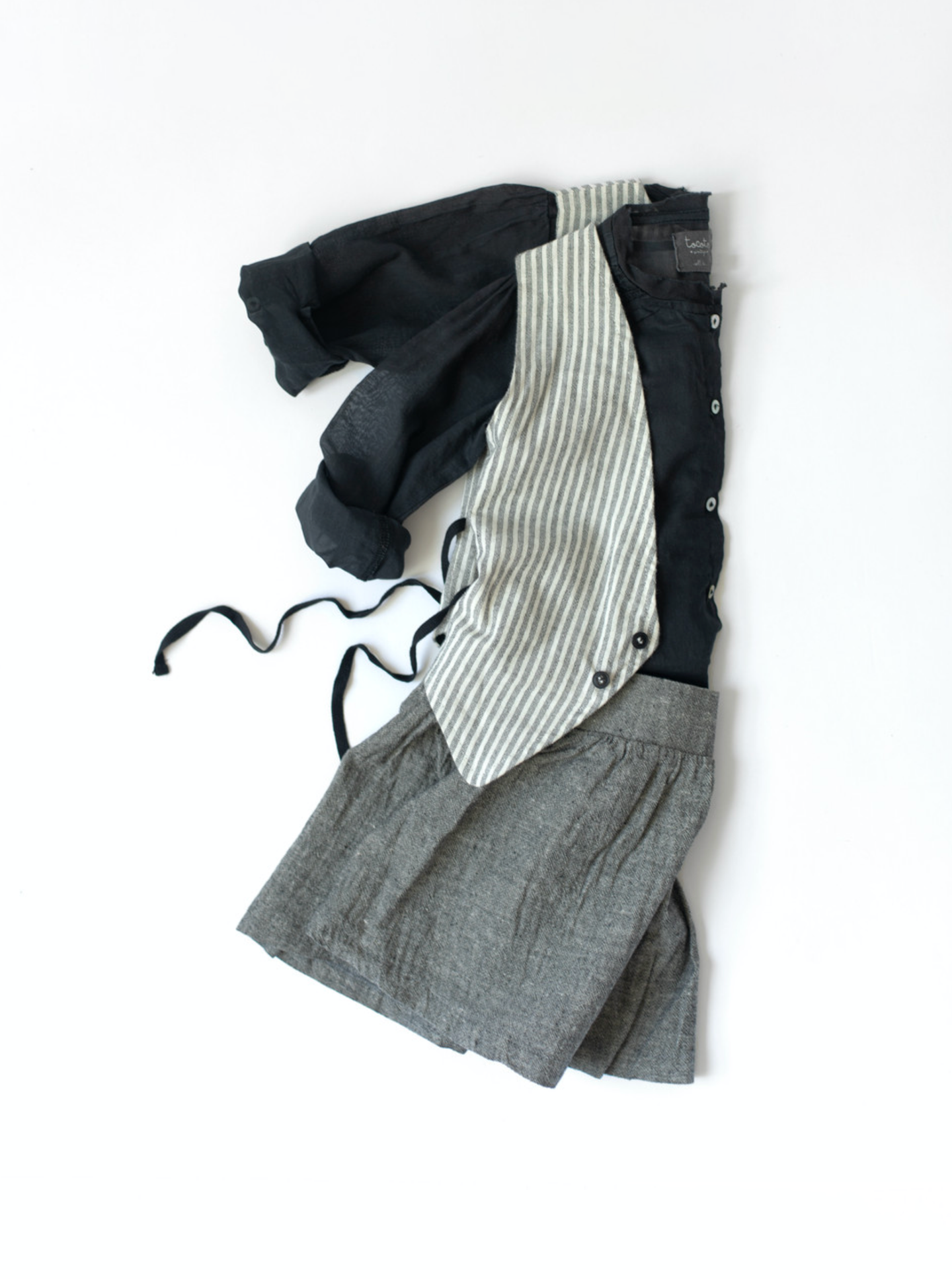 [3/4y] Madeline Bee Cotton Grey Skirt