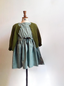 [3y] Caramel Baby & Child Green Check Dress