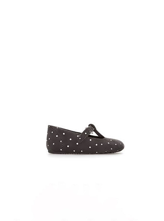 [EU17-18/0-6m] Zara Mini Leather Polka Dot Ballerina Flats