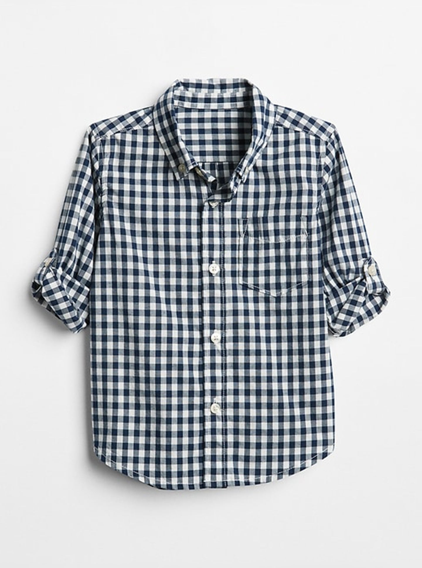 [12-18m] Gap Baby Toddler Gingham Convertible Shirt