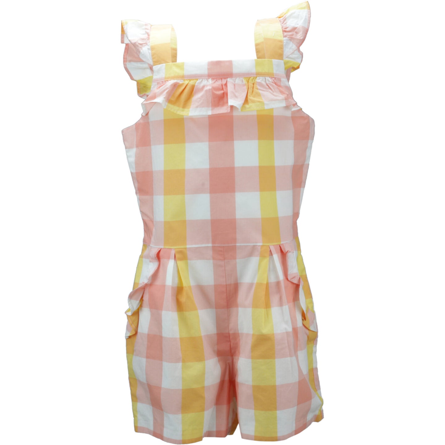 [5y] Janie and Jack Check Romper
