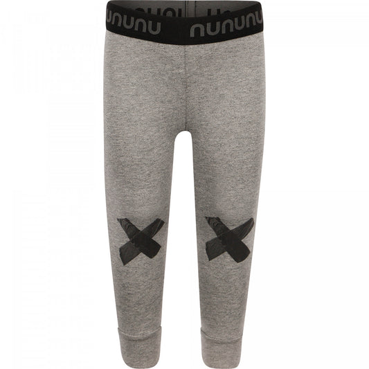 [3-4y] Nununu Logo Leggings in Grey