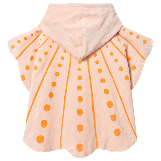 [Small] STELLA MCCARTNEY Kids BOBO Seashell Hooded Beach Towel Poncho-Pink