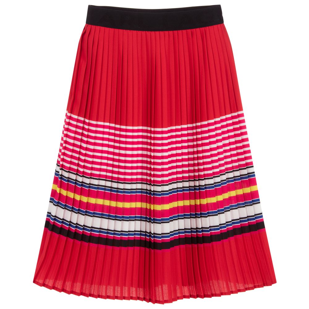 [5/6y] Karl Lagerfield Pleated Crepe Skirt