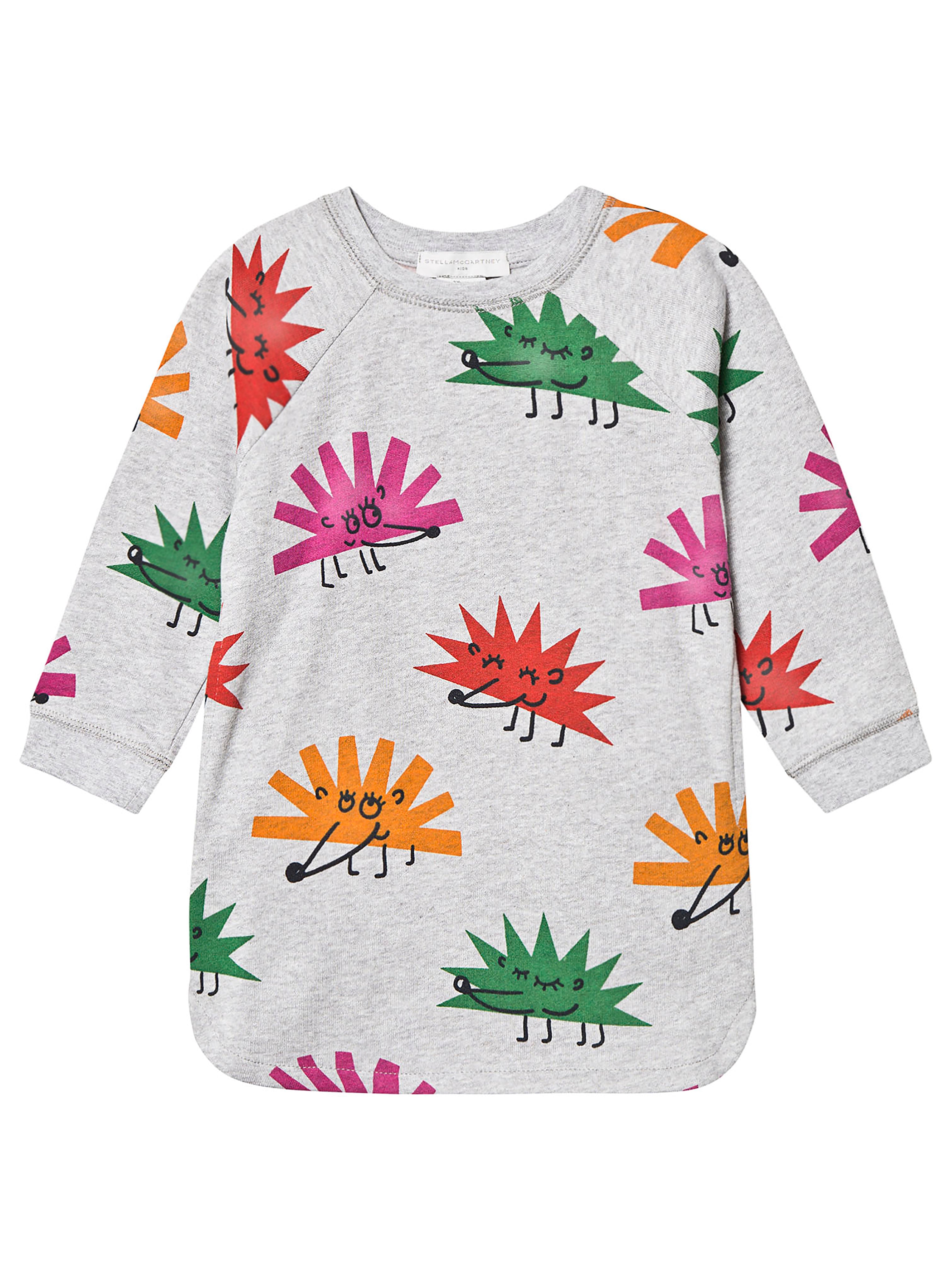 12-18m] Stella McCartney Kids Happy Hedgehog Sweatshirt Dress